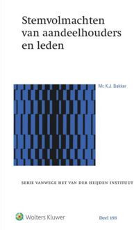 Wolters Kluwer Nederland B.V. Stemvolmachten Van Aandeelhouders En Leden