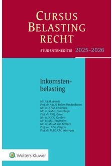 Wolters Kluwer Nederland B.V. Studenteneditie Cursus Belastingrecht Inkomstenbelasting 2025-2026