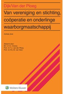 Wolters Kluwer Nederland B.V. Van Vereniging & Stichting, Coöperatie En Onderlinge Waarborgmaatschappij
