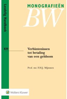 Wolters Kluwer Nederland B.V. Verbintenissen tot betaling van een geldsom - Boek F.H.J. Mijnssen (9013140181)