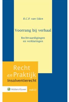 Wolters Kluwer Nederland B.V. Voorrang Bij Verhaal