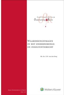 Wolters Kluwer Nederland B.V. Waarderingsvragen In Het Ondernemings- En