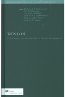 Wolters Kluwer Nederland B.V. Wetgeven - Boek Wolters Kluwer Nederland B.V. (9013092063)