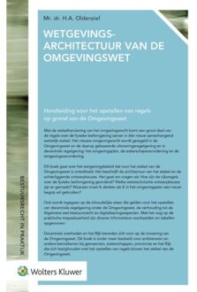 Wolters Kluwer Nederland B.V. Wetgevingsarchitectuur Van De Omgevingswet