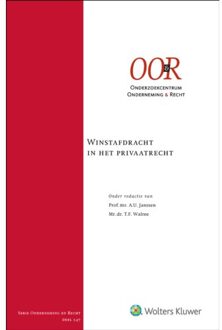 Wolters Kluwer Nederland B.V. Winstafdracht In Het Privaatrecht - Onderneming En Recht