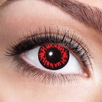 Wolven lenzen rood Multikleur - Print