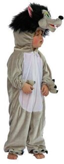 Wolvenpakje kind Zilver - Grijs