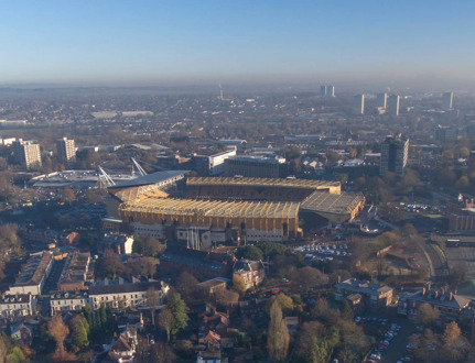 Wolverhampton Wanderers vs Newcastle United (Premier League) (Vliegtuig)