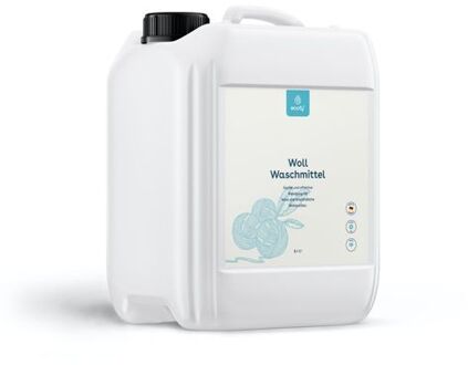 Wolwasmiddel - 5l - Wasmiddel Met Lanoline Voor Wol, Zijde, Huiden, Wolwalvis