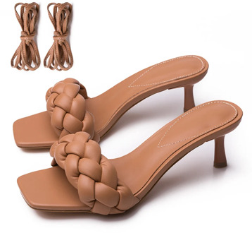 Woman Pumps Square Toe Women Heels Sandals Women 2020 Summer New Shoes Women Basic Pump Sexy Weave Sandals Stiletto Plus Size 41