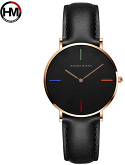 woman watch 2018 montre femme marque de luxe Japan Quartz Movement Watch Leather Waterproof wrist watches for women montre femme