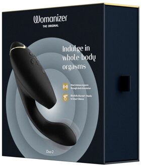 Womanizer Duo 2 - Geavanceerd Speeltje Met Dubbele Sensatie Black - zwart