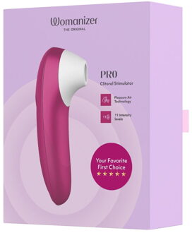 Womanizer Pro - Clitoris Luchtdruk Stimulator Roze