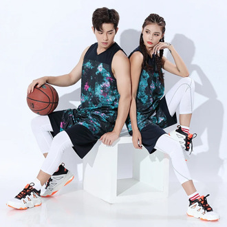 women Basketball Jerseys Suit College girl Basketball Uniforms men Sport Kit Shirt Shorts Set Cloth Breathable Custom Print