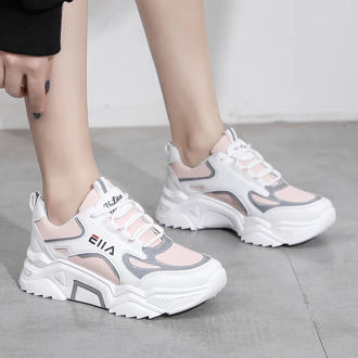 Women Brand Sneakers Breathable Mesh Casual Sports Shoes Female Fashion Lace Up High Leisure Woman Vulcanize Shoe Platform Shoes