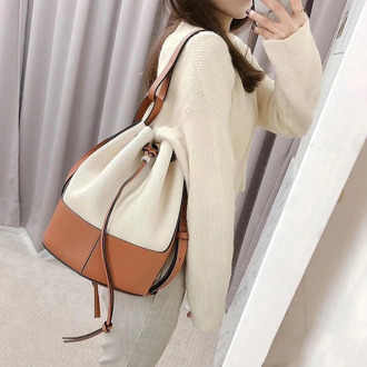 Women Bucket Bag Genuine Leather Messenger Bag High Quality Shoulder Bag Simple Crossbody Bag Tote 2020 new Fashion