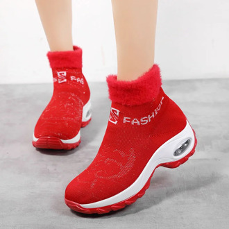 Women casual shoes Light Outdoor Women Fashion Sneakers Original Non-slip vulcanized shoes Big Size Cold protection Socks shoes
