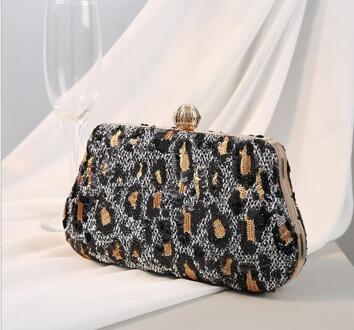 Women Evening Bags Tassel Ladies Clutch Purse Shoulder Chain Wedding Party Handbags Bags zilver