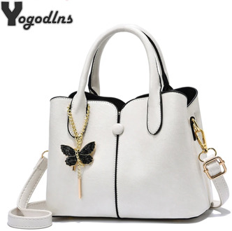 Women Fashion PU Leather Handbag Luxury Butterfly Design Shoulder Crossbody Bags Female Large Capacity Messenger Bag Sac a Main