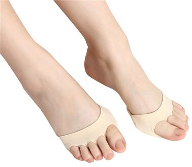 Women Forefoot Pads 1 Pair Five Toes High Heels Half Insoles Invisible Foot Pain Care Absorbs Shock Socks Toe Pad Inserts naakt