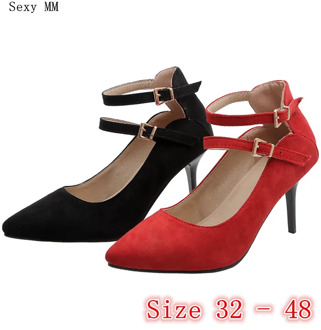Women High Heels Pumps High Heel Shoes Stiletto Woman Party Shoes Kitten Heels Plus Size 32 33 - 40 41 42 43 44 45 46 47 48