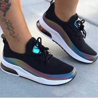 Women Lace Up Sneaker 2020 Woman Casual Mesh Spring Autumn Women's Breathable Ladies Comfortable Female Vulcanize Shoe Plus Size