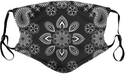 Women Mask Mandala flower Print Face Masks Reusable black Masks Fabric Protective Pm2.5 Washable Masks Proof Haze Mascarilla