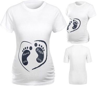Women Maternity T-shirt Short Sleeve Cartoon Print Tops T-shirt Pregnancy Clothes Maternity Women Soft T-shirt