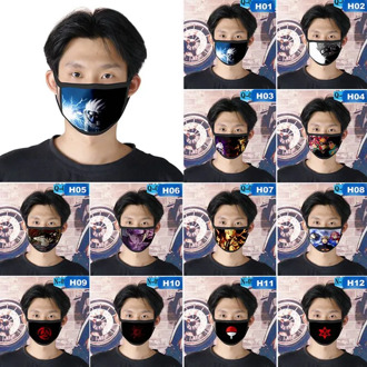 Women Men Cotton Dustproof Mouth Mask 3D New Anime Naruto Washable Mask Anti-Dust Facial Cover Breathable Face Mask