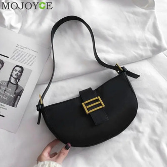 Women Nylon Casual Handbags Fashion Solid Color Shoulder Bag Simple Shopping Travel Totes