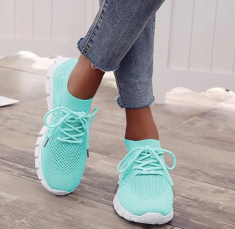 Women Pink Summer Sneakers Soft Sport Shoes Ladies Jogging Walking Sneakers Shoes Lightweight Woman Flats Breathable Socks Shoes