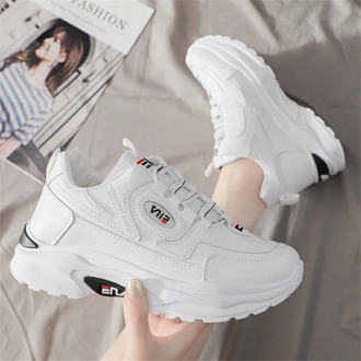 Women Platform Shoes White 2020 New Fashion Designers Sneakers Ladies Leather Shoes Casual Sports Shoes Female Tenis Feminino