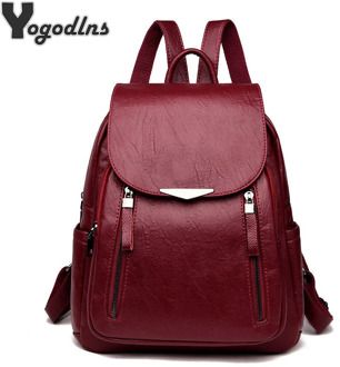 Women's Backpack 2020 Travel Large Backpack PU Leather Handbag Schoolbag For Girls Women's bag Female Shoulder Back mochila