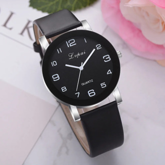Women's Casual Quartz Leather Band Strap Watch Round Analog Clock Wrist Watches Analog Wristwatch Clock Gift luxury relogio