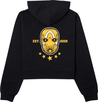 Women's Cropped Hoodie - Black - XS - Zwart