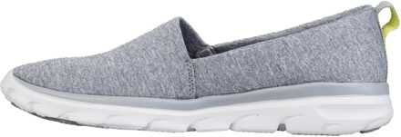 Women's Fabric Iolite Slip on Trainers in Grey - maat EU 37.5 / UK 4.5 Grijs