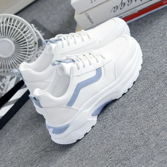 Women's High Platform Sneakers 2020 Fashion Women White Dad Shoes Ladies Casual Chunky Footwear Women Chaussures Femme
