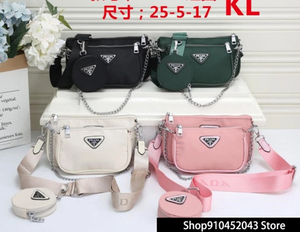 Women's Luxury Designer Brand Prada Handbag High Quality Shoulder Bags for Women Messenger Bag Bolsa Feminina Handbags PR26