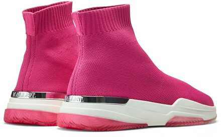 Women's Mallet Sock Runner Trainers in Pink Roze