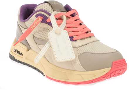 Women's Off White Kick Off Trainers in Beige