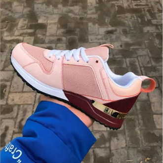 Women's Sneakers 2020 New Leopard Print Leather Thick Bottom Increased Sneakers Casual Comfortable Sports Shoes for Ladies