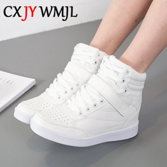 Women's Sneakers Women Spring White Wedge Sports Shoes Female Casual Vulcanized Shoe Running Fashionable Platform High Sneaker 9