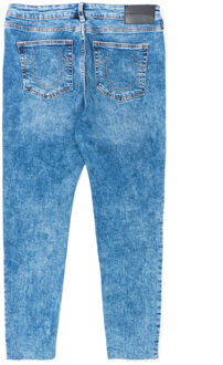 Women's True Religion Collette Slim Straight Leg Jeans in Denim Blauw - 29 Extra Short