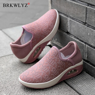 Women's Vulcanize Shoes Fashion New Mesh Classic Solid Color Soft Breathable Women Casual Shoes Sneakers Footwear For Ladies