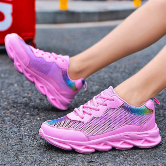 Women's Vulcanize Shoes mesh fashion casual sports women's shoes lightweight breathable lace-up shoes Rubber Sneakers Zapatillas