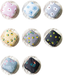 Women Sanitary Pad Pouch Cotton Girls Cosmetic Bags Makeup Bag Napkin Bag For Ladies Tampon Organizer Bags