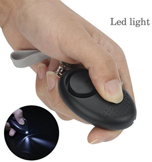 Women Self-Defense 130 DB Decibels with LED Light Safety Key Chain Pedant Portable High Brightness LED Light Safety Key Chain