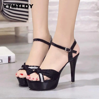 Women Sexy Shoes Woman Pumps High Heels Platform Fashion Comfortable Party Female Peep Toe Wedding Platform Tenis 2019
