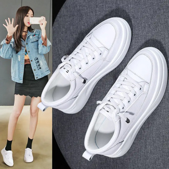 women shoes platform white sneakers 2020 running casual black tennis casual winter luxury korean Leather casual ladies woman 40