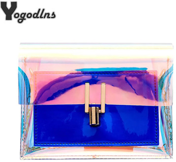 Women Shoulder Bag Fashion Laser Transparent Crossbody Bags Messenger Shoulder Beach Bag 2020 New Design Shoulder Bags
